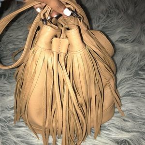 Nude Bucket Purse Forever 21